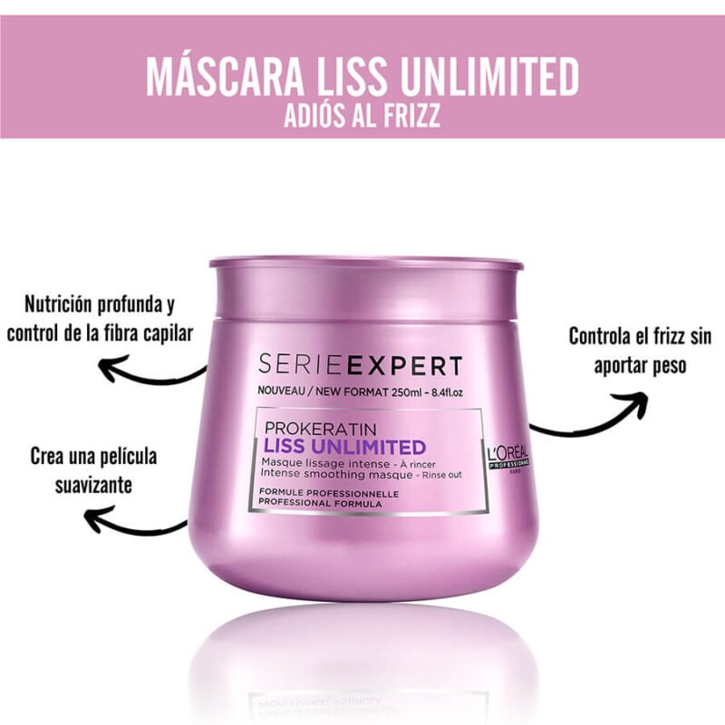 Máscara Liss Unlimited 250 ml